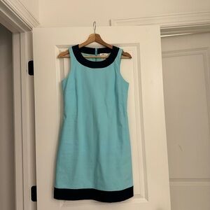 Vineyard Vines Aqua and Navy Dress